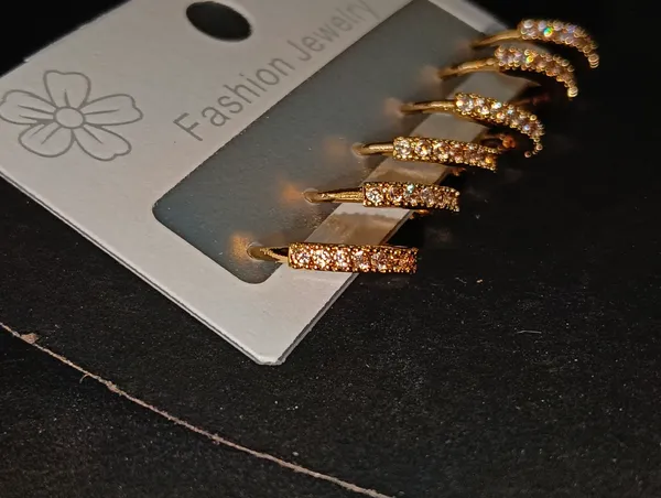 Gold_Earrings_Brass_(18K_Gold_Plated)_For_Men