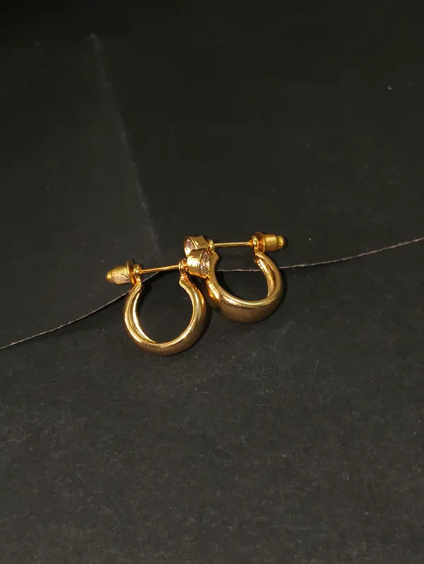 Gold_Earrings_Brass_(18K_Gold_Plated)_For_Men