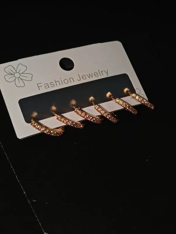 Gold_Earrings_Brass_(18K_Gold_Plated)_For_Men