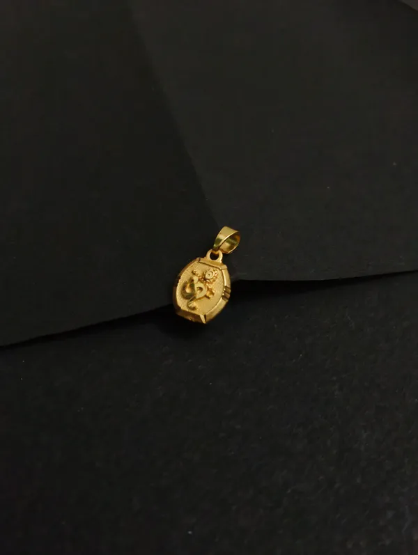 Gold_Pendant_Brass_(18K_Gold_Plated)_For_Men