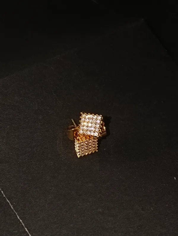 Gold_Earrings_Brass_(18K_Gold_Plated)_For_Men