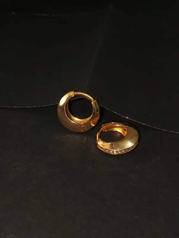 Gold_Earrings_Brass_(18K_Gold_Plated)_For_Men