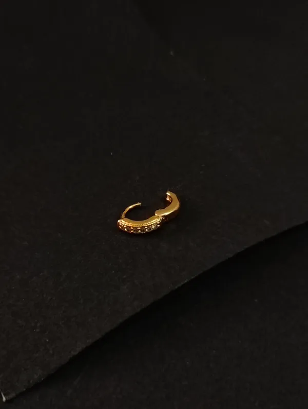 Gold_Earrings_Brass_(18K_Gold_Plated)_For_Men
