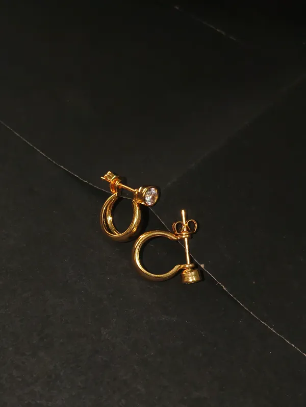 Gold_Earrings_Brass_(18K_Gold_Plated)_For_Men
