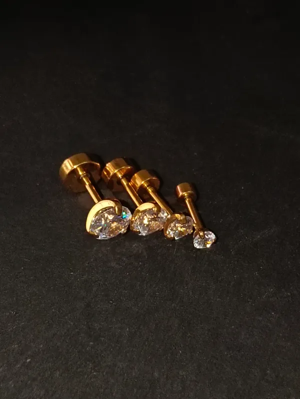 Gold_Earrings_Brass_(18K_Gold_Plated)_For_Men
