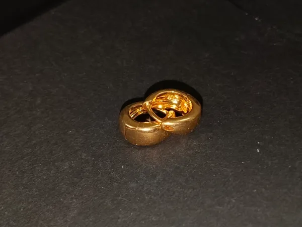 Gold_Earrings_Brass_(18K_Gold_Plated)_For_Men