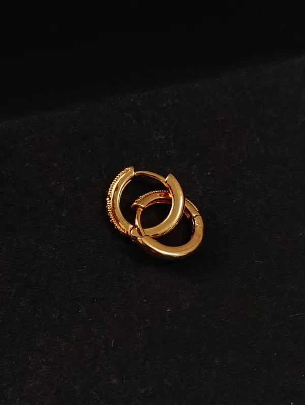 Gold_Earrings_Brass_(18K_Gold_Plated)_For_Men