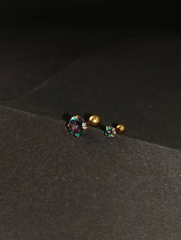 Gold_Earrings_Brass_(18K_Gold_Plated)_For_Men