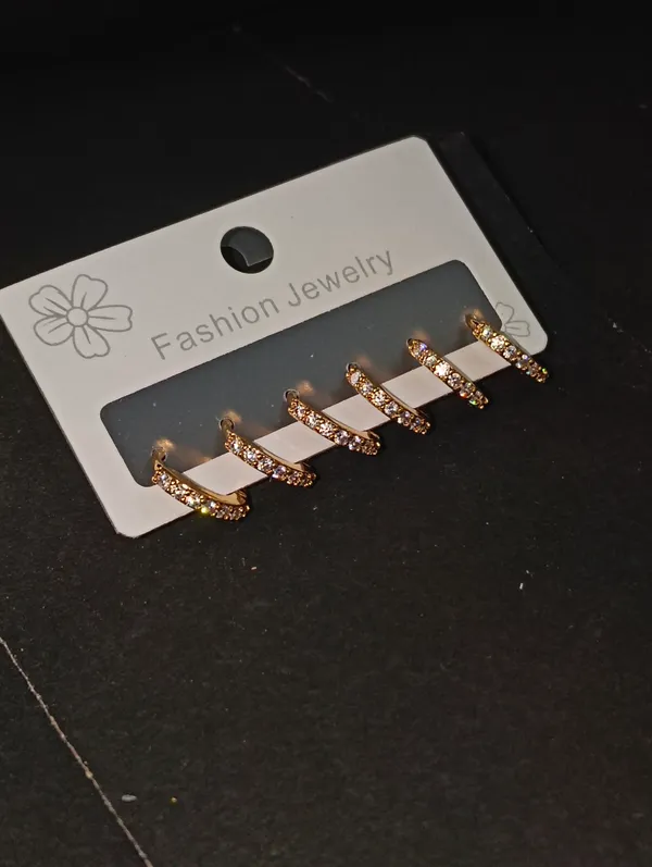 Gold_Earrings_Brass_(18K_Gold_Plated)_For_Men