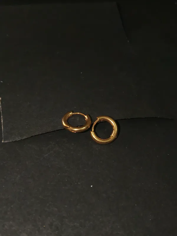 Gold_Earrings_Brass_(18K_Gold_Plated)_For_Men