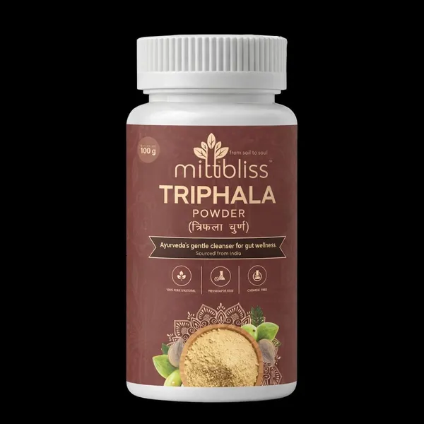 MittiBliss_Triphala_Churna_(Ayurvedic_Digestive_Support)_-_Pack_of_4