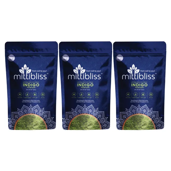 MittiBliss_Indigo_Powder_(Pure_Indigofera_Tinctoria)_Pack_Of_3