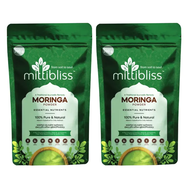 MittiBliss_Moringa_Powder_(Pure_Miracle_Tree_Leaf_Powder)_Pack_Of_2