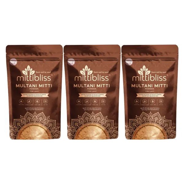 MittiBliss_Multani_Mitti_Powder_(Pure_Bentonite_Clay)_Pack_Of_3
