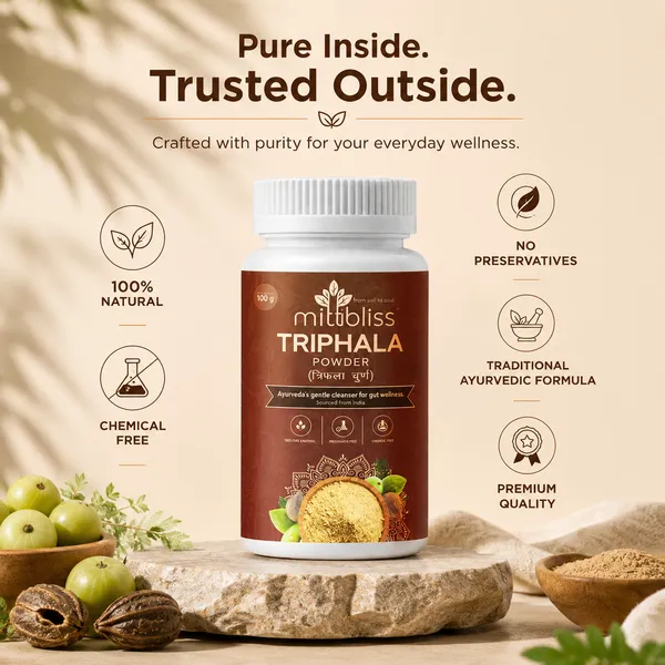 MittiBliss_Triphala_Churna_(Ayurvedic_Digestive_Support)_-_Pack_of_4