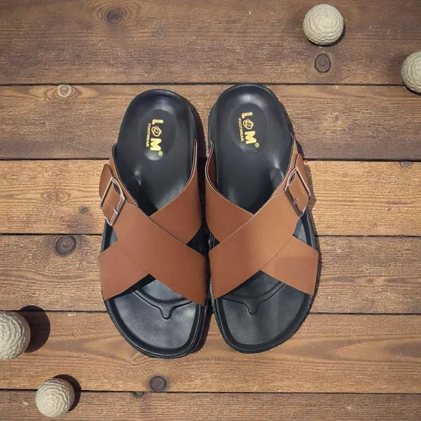 Men_Leather_Cross_Strap_Sandals