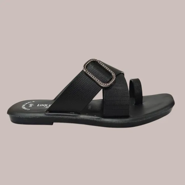 Women_Leather_Cross_Strap_Toe_Loop_Sandals