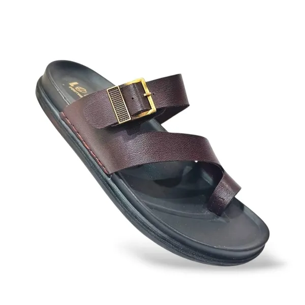 Men_S_Leather_Sandals_With_Adjustable_Buckle_Strap