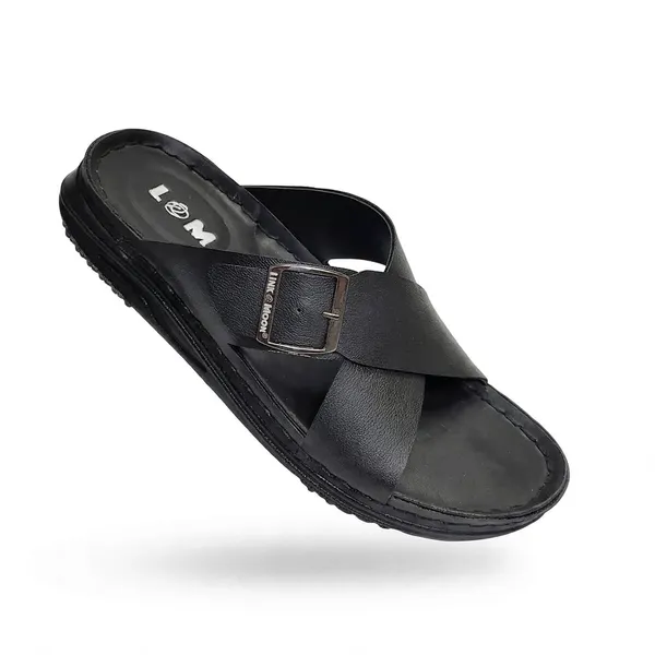 Cross_Strap_Slide_Sandals_With_Buckle