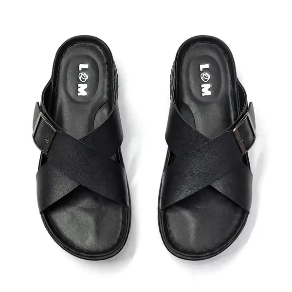 Cross_Strap_Slide_Sandals_With_Buckle