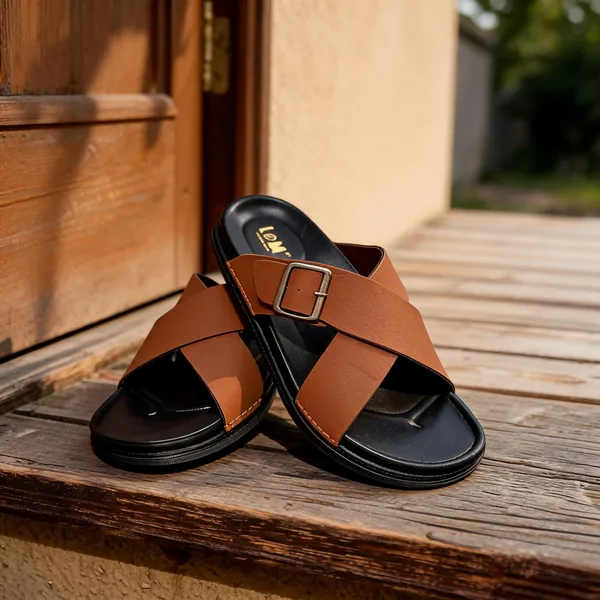 Men_Leather_Cross_Strap_Sandals
