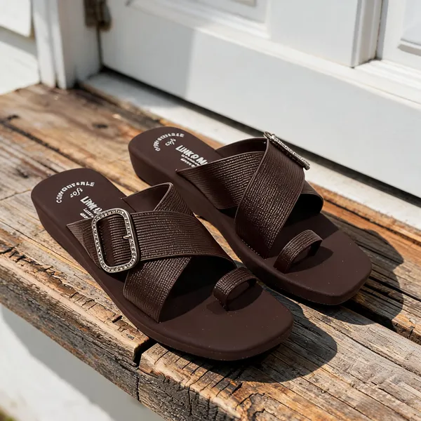 Women_S_Leather_Cross_Strap_Toe_Loop_Sandals