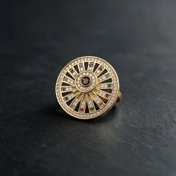 Gold_Tone_Alloy_With_Ad_Polki_Work_Statement_Ring_For_Women