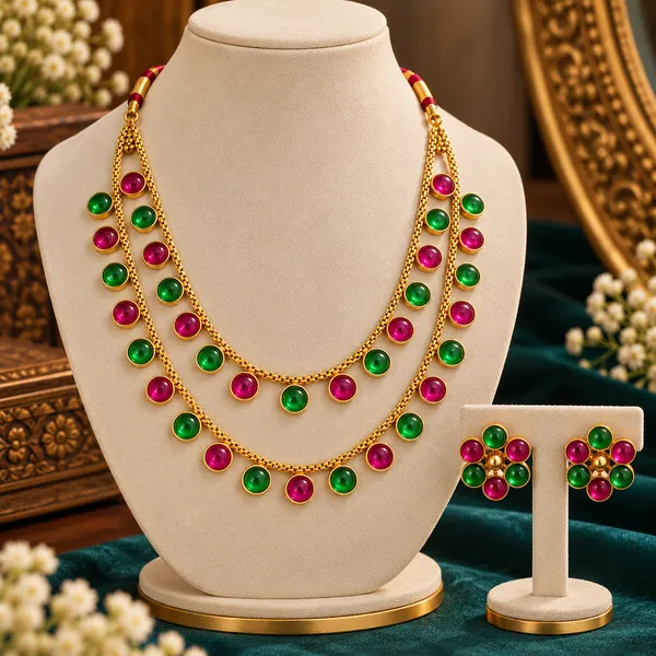 Traditional_Gold-Tone_Multicolour_Stone_Minakari_Necklace_Set_with_Matching_Floral_Earrings