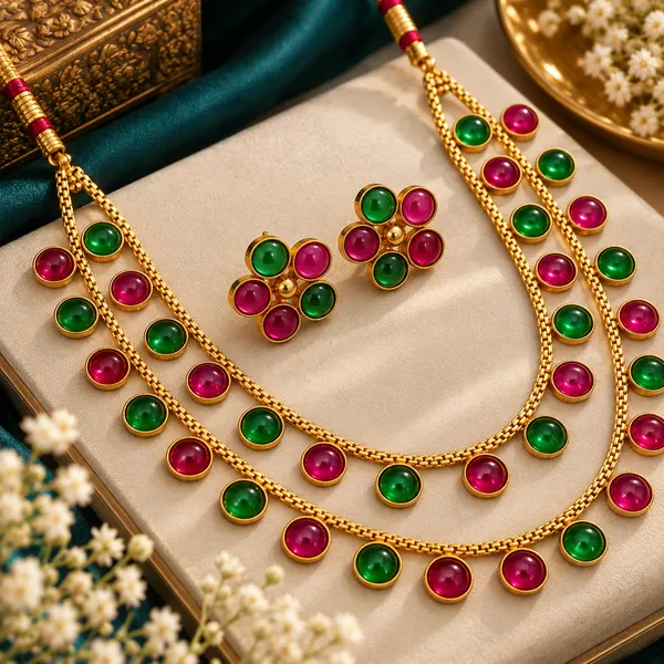 Traditional_Gold-Tone_Multicolour_Stone_Minakari_Necklace_Set_with_Matching_Floral_Earrings