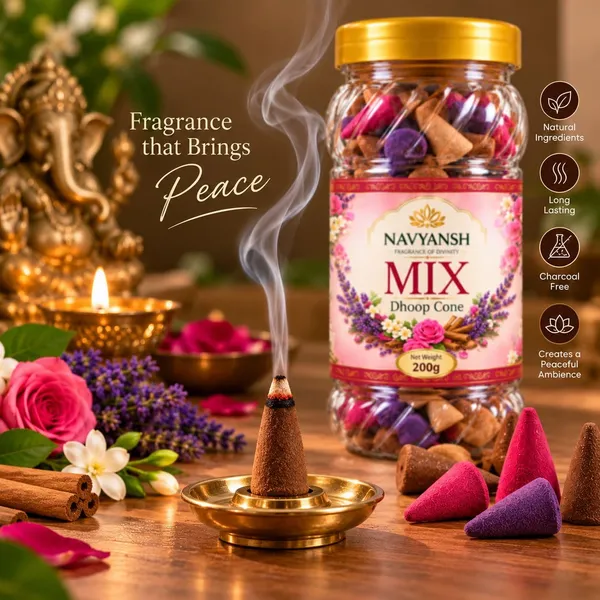 Sandalwood_Rose_Mogra_Lavender_Dhoop_Cones_Combo