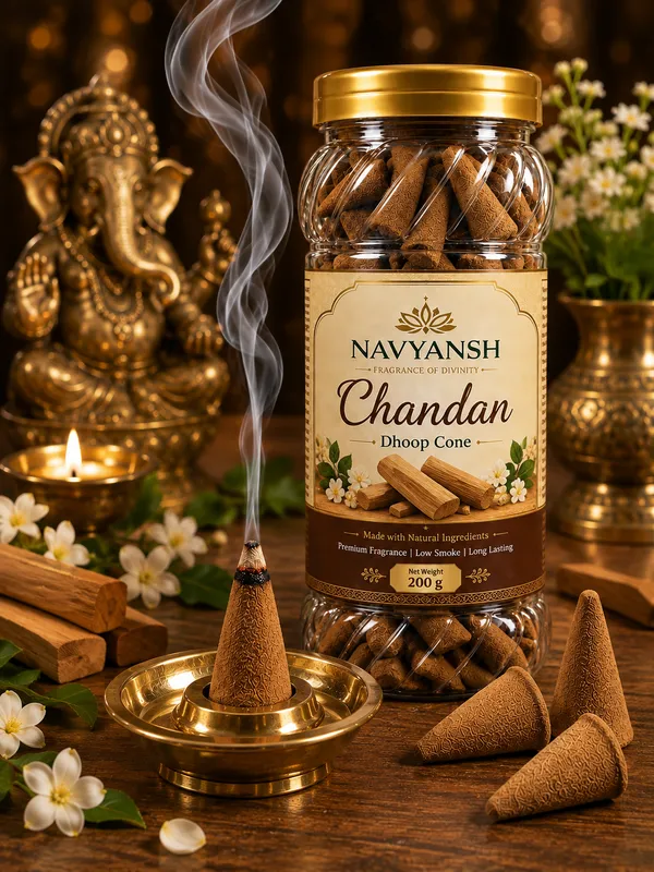 Chandan_Dhoop_Cone_Aromatherapy_Free_250_Ml_Of_Gangajal
