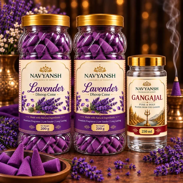Lavender_BambooFree_Dhoop_Cone