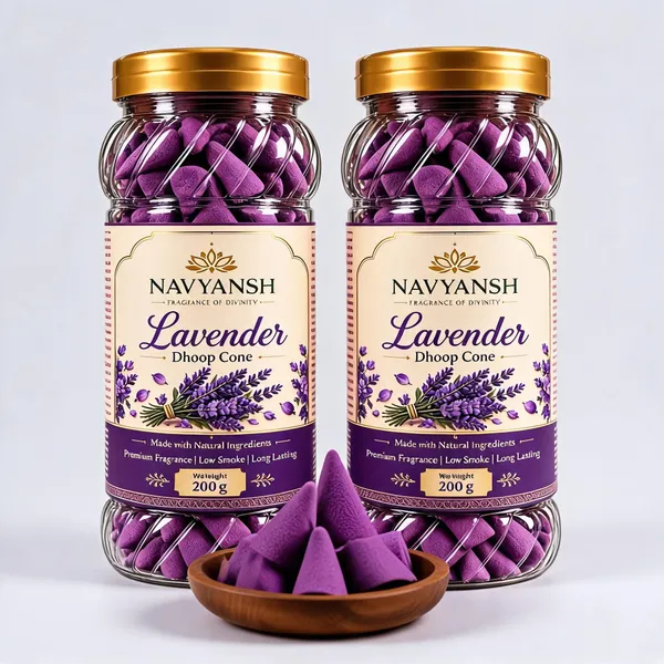 Lavender_BambooFree_Dhoop_Cone
