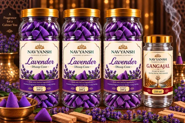 Lavender_BambooFree_Dhoop_Cone