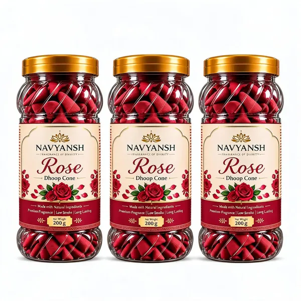 Rose_BambooFree_Dhoop_Cone