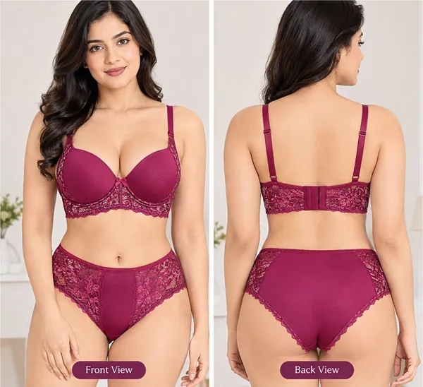 Maroon_Lace_High-Waist_Lingerie_Set_for_Women