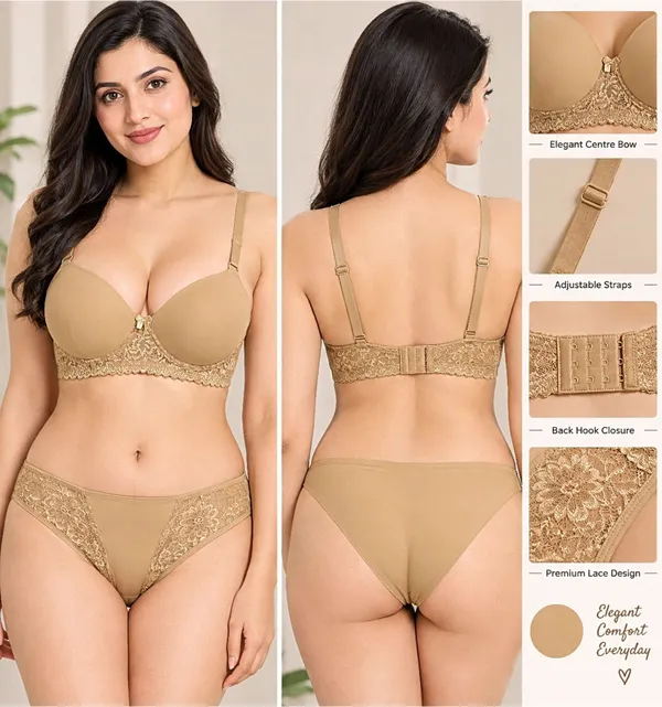 Beige_Lace_Bra_And_Brief_Set_for_Women