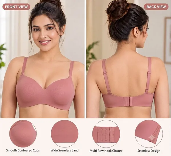 Pink_Seamless_Contoured_Bra_for_Women