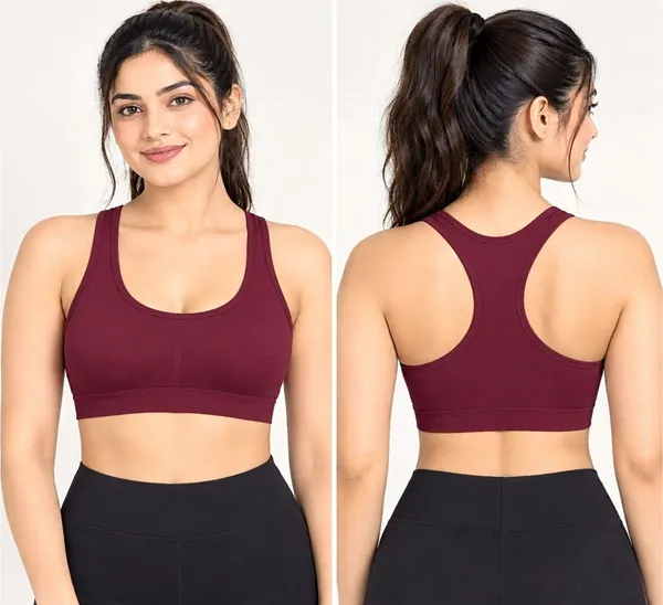 Maroon_Racerback_Sports_Bra_for_Women