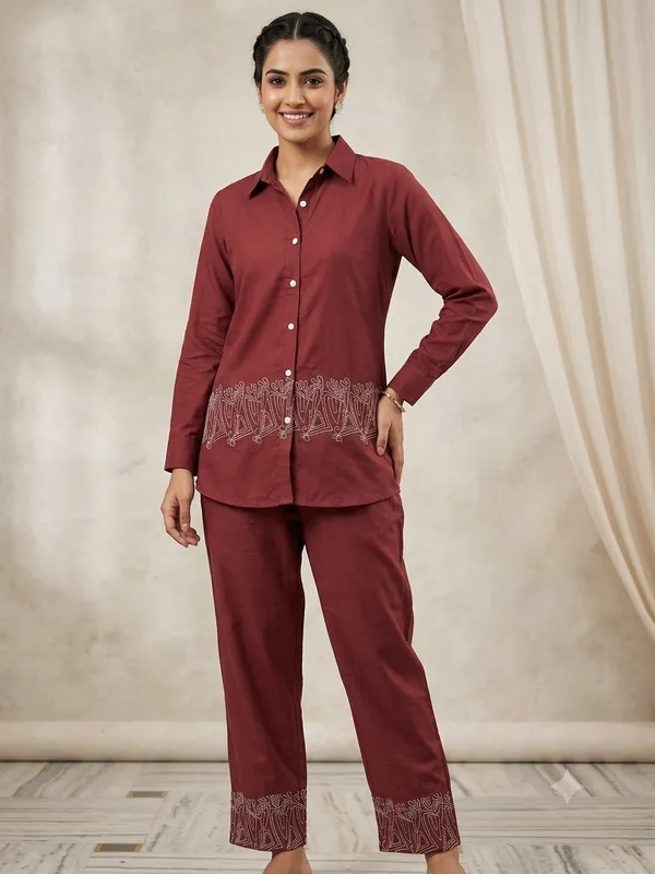 Pink_Vertican_Fabric_Co-Ord_Set_For_Women