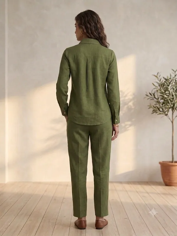 Green_Vertican_Fabric_Co-Ord_Set_For_Women