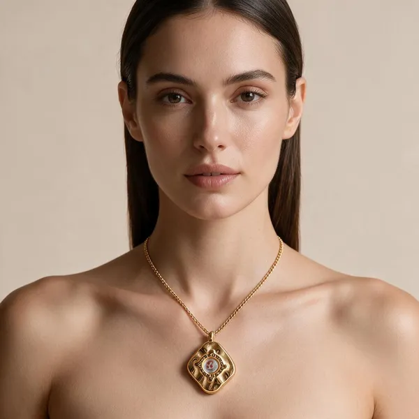 Gold_Stainless_Steel_Decorative_Pendant_Necklace_For_Women