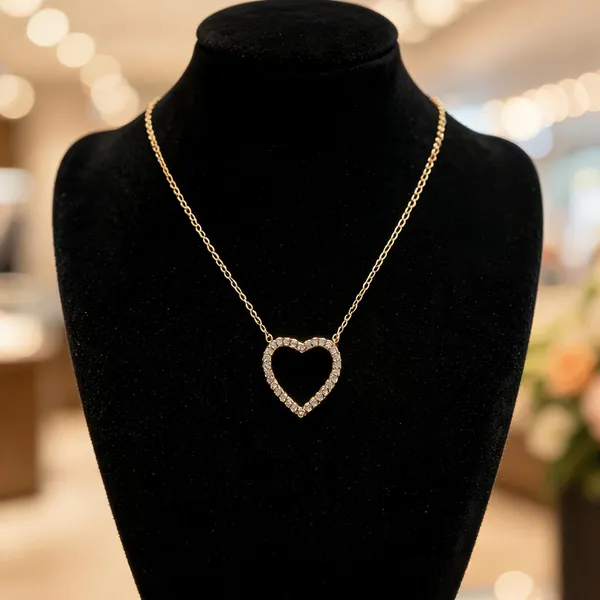 Gold_Stainless_Steel_Rhinestone_Heart_Pendant_Necklace_For_Women