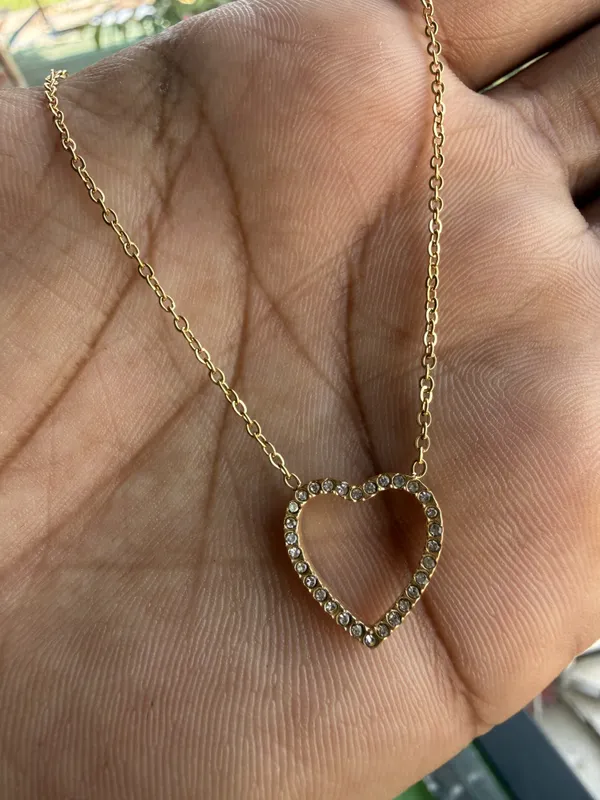 Gold_Stainless_Steel_Rhinestone_Heart_Pendant_Necklace_For_Women