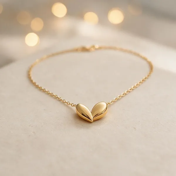 Gold_Stainless_Steel_Leaf_Pendant_Necklace_For_Women