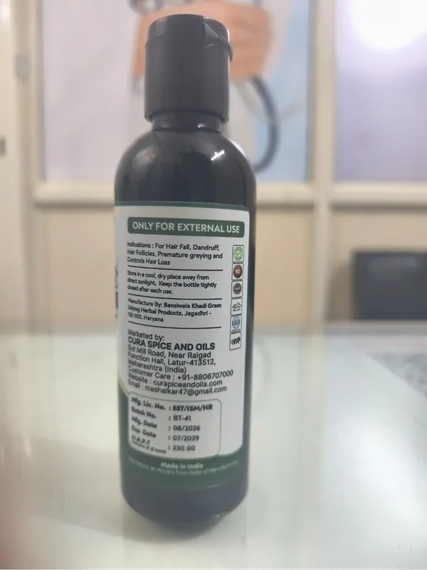 Cura_Herbal_Anti-Dandruff_Shampoo_Bhringraj_Neem_Reetha_&_Biotic_Hair_oil_-_Pack_Of_2