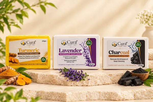 Cura_Turmeric_Neem_Coconut_,_Lavender_Almond_Neem_&_Charcoal_Soap_Handmade_Bath_Soap_-_Pack_Of_3