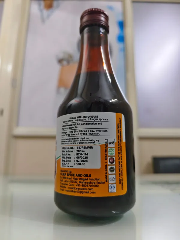 Cura_Biozyme_Plus_Ayurvedic_Digestive_Syrup_200Ml_&_Cura_Biozyme_Triphala_Ajwain_Digestive_Capsules_Pack_Of_2