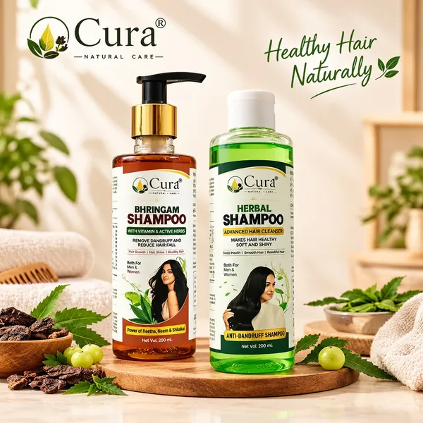 Cura_Herbal_Anti-Dandruff_Shampoo_Bhringraj_Neem_Reetha_&_Cura_Bhringraj_Shampoo_With_Reetha_Neem_Shikakai_Pack_Of_2