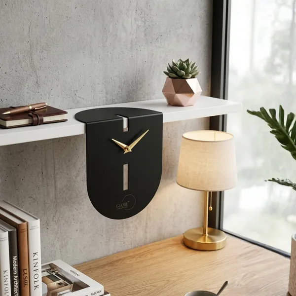 Black_Metal_Modern_Solid_Hanging_Edge_Table_Clock